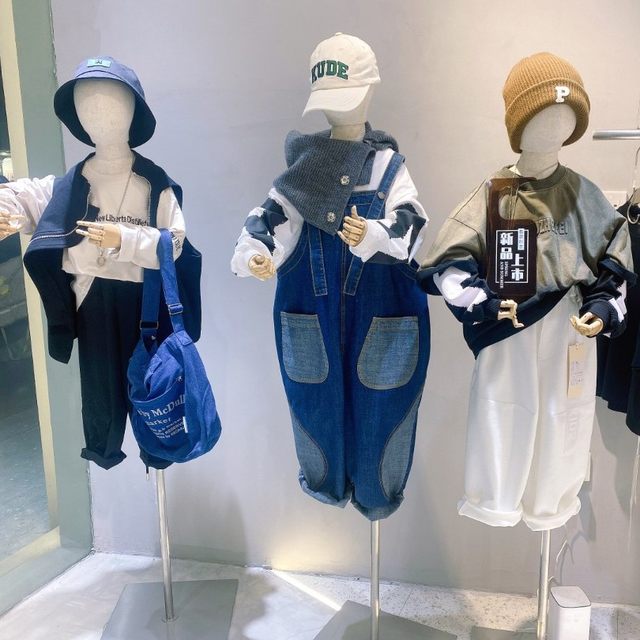 Fashionable children's clothing and shoes for boys and girls