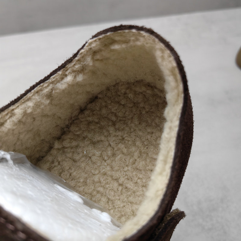 2025秋冬新款真皮森系圆头平底懒人加绒保暖百搭包头休闲勃肯女鞋,淘宝优惠券,粉丝福利购,淘宝优惠卷