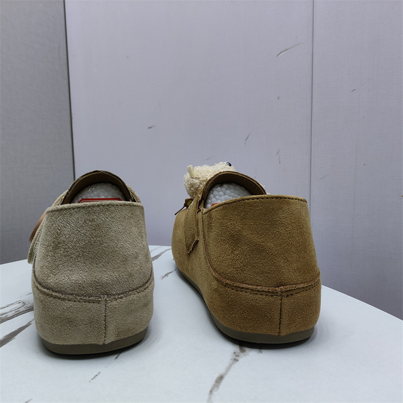 2026春款复古绒面平底舒适勃肯鞋卡通豆豆鞋百搭休闲女生单鞋,淘宝优惠券,粉丝福利购,淘宝优惠卷