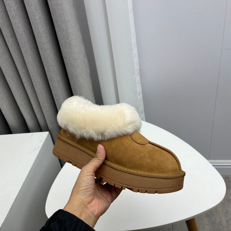 2025冬款真皮翻毛牛皮羊毛加绒保暖女毛口短靴厚底防滑雪地靴棉靴,淘宝优惠券,粉丝福利购,淘宝优惠卷
