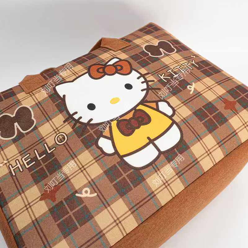 【刘叮当甄选】拍一发二可爱卡通毛毡包手提包可折叠可套杆手拎包,淘宝优惠券,粉丝福利购,淘宝优惠卷