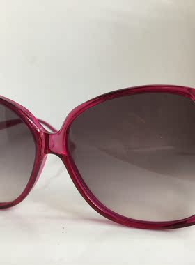 80年代 香港产 透明紫色太阳镜  女 墨镜 全新