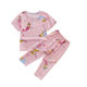 Summer cotton silk children's pajamas for girls and babies