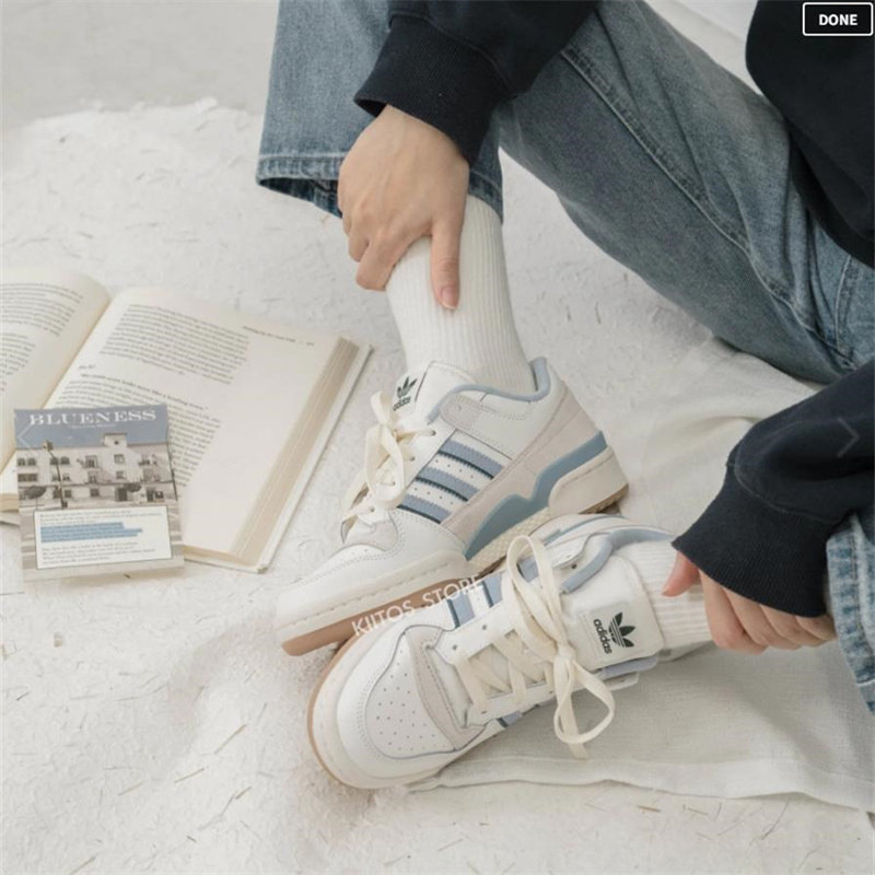 Adidas/阿迪达斯 三叶草 Forum Low CL 情侣百搭休闲板鞋 IG3964,淘宝优惠券,粉丝福利购,淘宝优惠卷