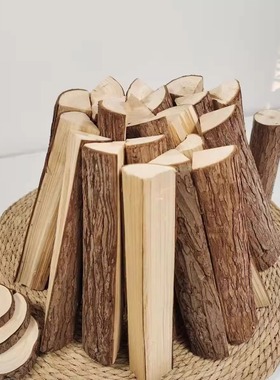 橱窗背景壁炉取暖篝火野炊原杉木