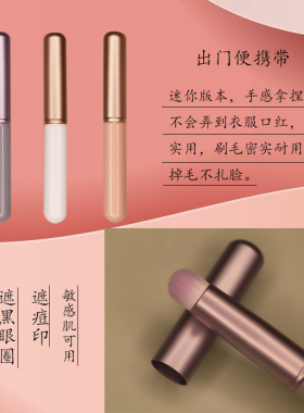 雨琴迷你便携带唇刷遮瑕刷沧州化妆刷