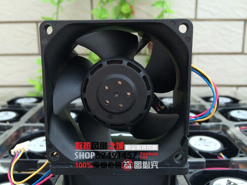 原装台达 AFC0712DE 7038 12V 2.5A 7cm大风量风扇 4线PWM控速 - 图1