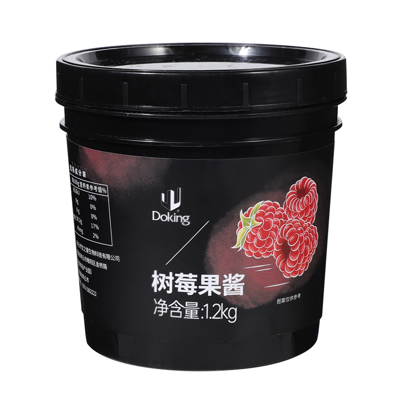 盾皇树莓果酱1.2kg 奶茶店水果茶冲饮商用烘焙冰粉原料含果肉果粒 - 图3