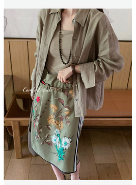 天然茶晶项链女款长款毛衣链简约