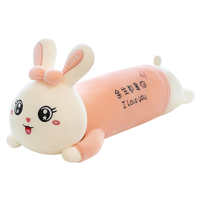 ໝອນ Rabbit ງາມໆສຳລັບສາວໆນອນຢູ່ເທິງຕຽງ