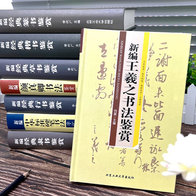 中国九大书法家真迹欣赏全集王羲之/赵孟頫/褚遂良/柳公权/颜真卿毛笔字帖临摹鉴赏兰亭序字帖行书字帖书法名帖名家书法作品书籍烦