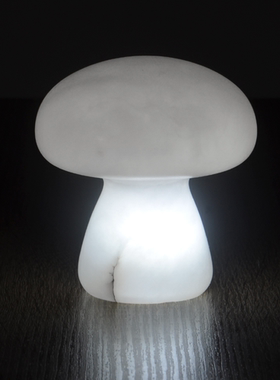 现代简约天然云石轻奢台灯摆件酒店样板间家居卧室氛围触摸小夜灯