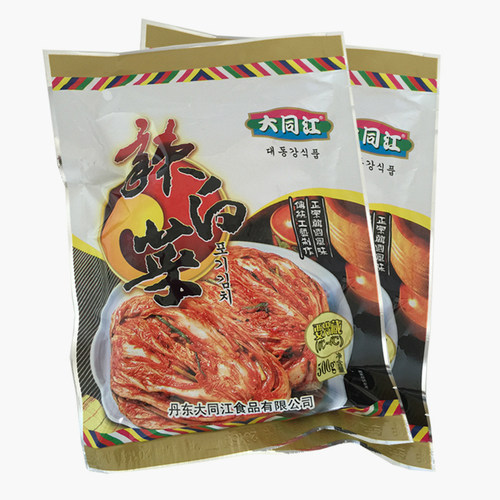 大同江原味辣白菜500gx3袋朝鲜泡菜手工酱菜韩式风味延边泡菜 - 图2