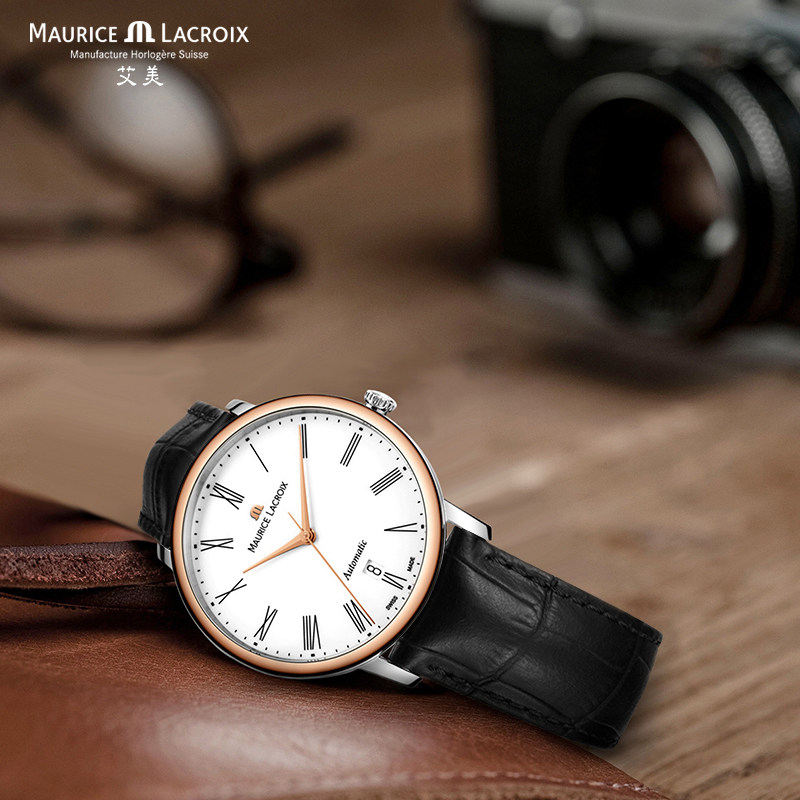 艾美2021年新款瑞士名牌情侣表一对正品机械表5201314男女对表