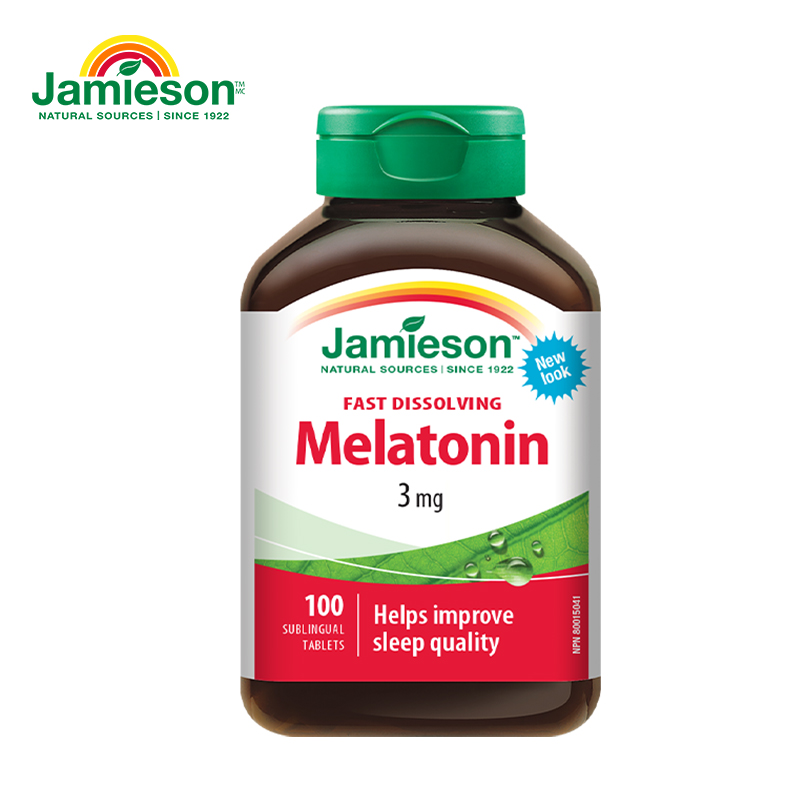 jamieson健美生褪黑素非软糖退黑素睡眠片褪黑素安瓶melatonin-图0