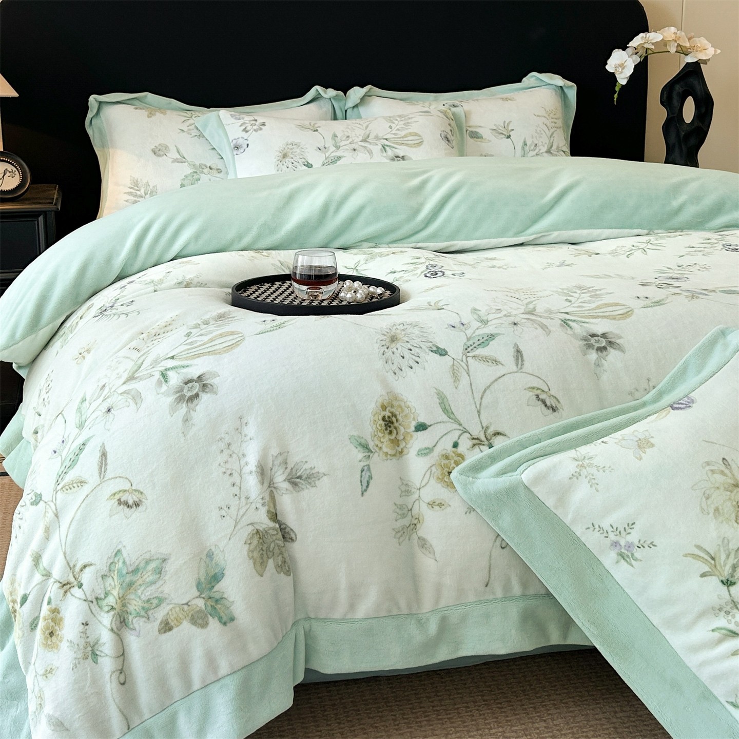 特价款欧式A类母婴级牛奶绒四件套冬季保暖加厚珊瑚绒被套法兰绒4,淘宝优惠券,粉丝福利购,淘宝优惠卷