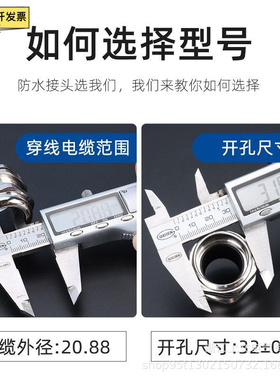 金属防水接头PG7至PG16