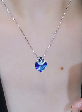 气质百搭钛钢玫瑰花锁骨链