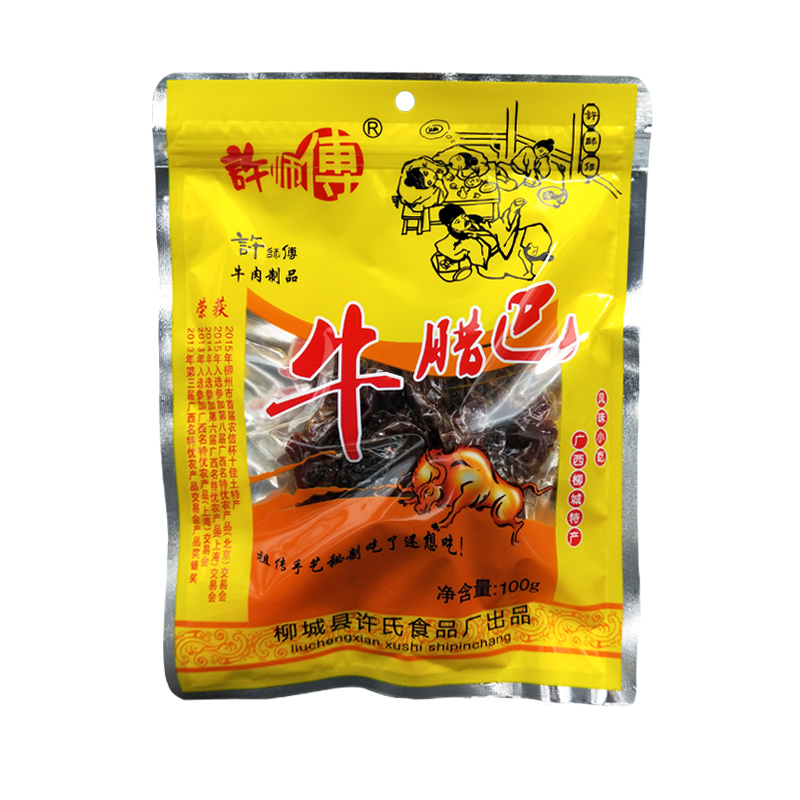 太平许师傅牛腊巴100g香辣牛肉干条传统办公室休闲食品特产包邮 - 图3