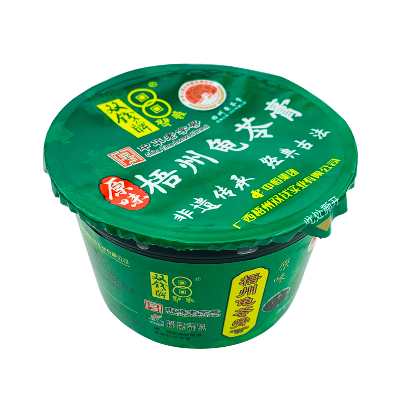 双钱牌梧州龟苓膏200gx6碗装即食果冻布丁休闲零食原味红豆特产 - 图3