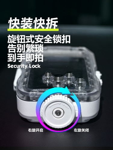 Waterproof Case潜水手机壳适用苹果15Pro水下高清拍照录像防水保护套iPhone12/13/14ProMax自由浮潜游泳抗压-图2