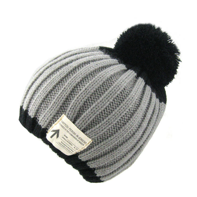 NOABAT儿童帽子秋冬季男童针织帽厚护耳毛线帽球球贴布宝宝套头帽,淘宝优惠券,粉丝福利购,淘宝优惠卷