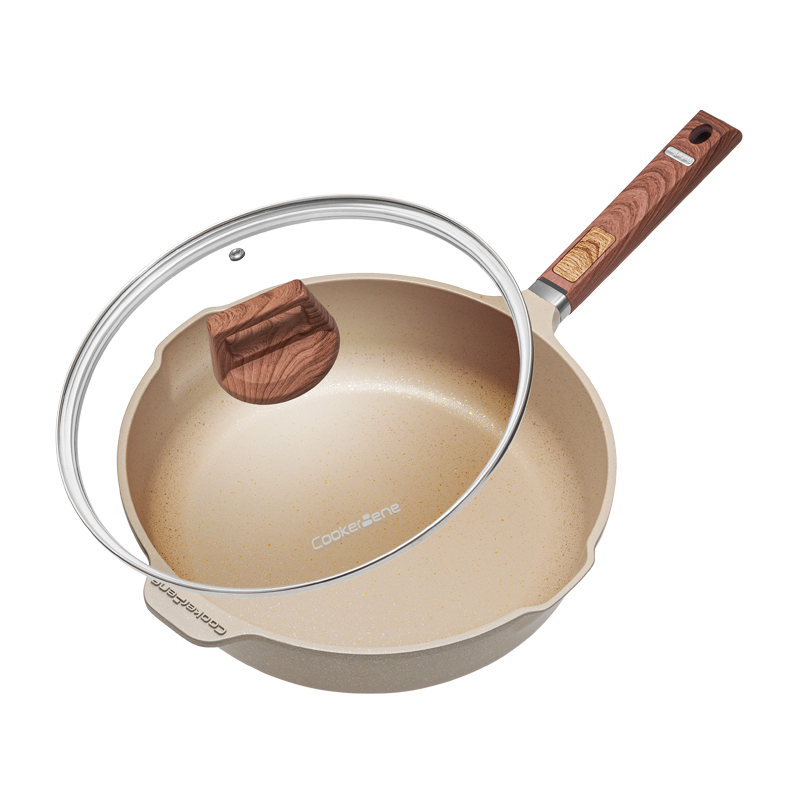 出口德国麦饭石平底锅不粘煎盘锅家用煎炒锅电磁炉煤气灶通用外贸,淘宝优惠券,粉丝福利购,淘宝优惠卷