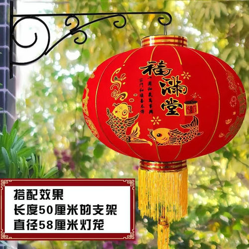 挂灯笼挂钩架挂鸟笼吊篮装饰支架吊兰壁挂户外节日灯笼 - 图0