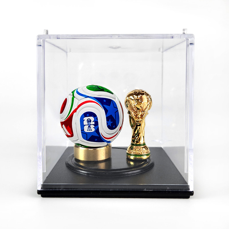 C罗周边2026美加墨世界杯足球纪念品奖杯创意摆件梅西球迷礼物男