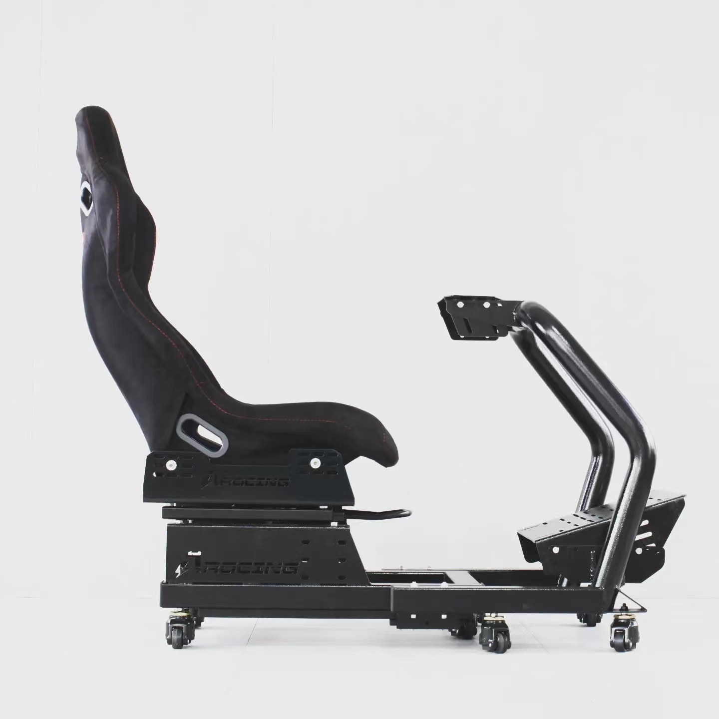 AZRACING SF模拟赛车可伸缩折叠座椅支架G29/MOZA/速摩/FANATEC - 图1