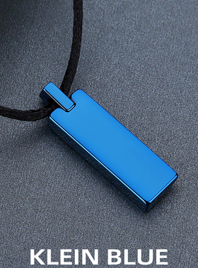 克莱因蓝项链男款高级感
