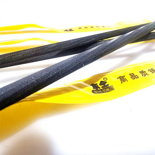 东仝油锯锉刀高碳钢磨链条锉电锯锯挫刀小圆锉链条挫链器磨头配件-图1