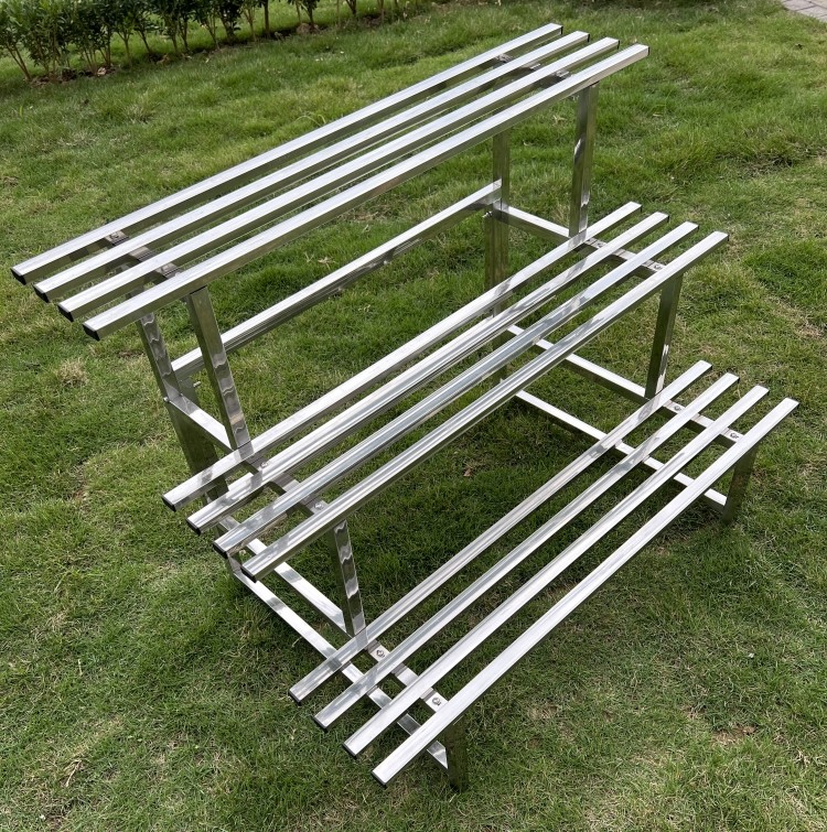 三层不锈钢花架子阳台特价阶梯铁艺花盆架多层室内客厅户外置物架,淘宝优惠券,粉丝福利购,淘宝优惠卷