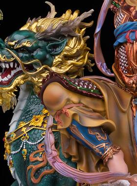 九天应元雷声普化天尊铜彩绘