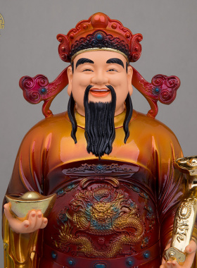 福禄寿三星摆件新款树脂瑞彩工艺