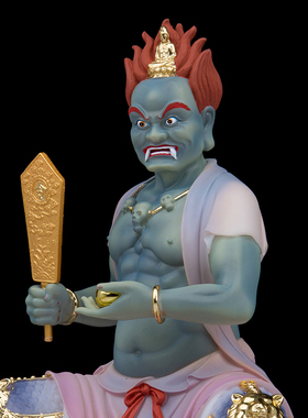 XL汉白玉现代庭院面然大士