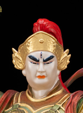 二郎神铜像客厅供奉摆件