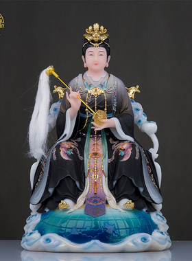 汉白玉/树脂摆件新中式门厅彩绘