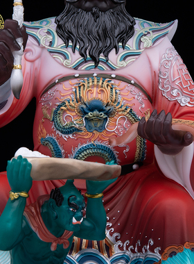 阎王爷神像汉白玉家用供奉摆件