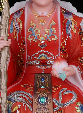 玉皇大帝王母娘娘汉白玉神像