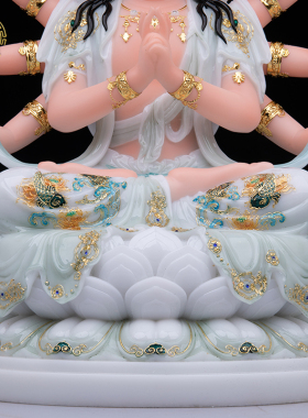 斗母元君神像汉白玉家用供奉