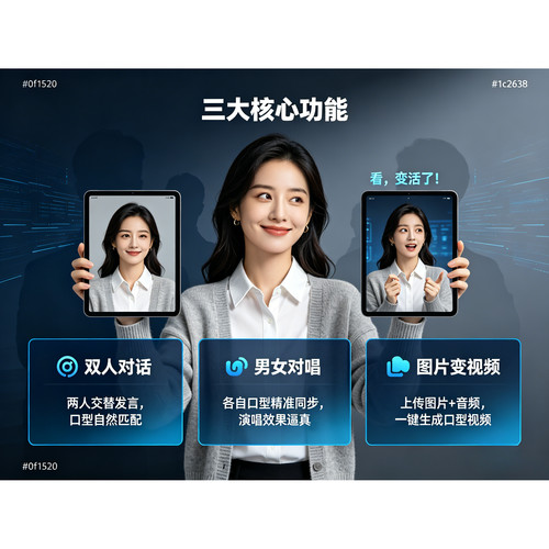 LTX2.3数字人软件多人对话男女对唱图片变视频本地运行不限次数 - 图1