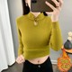 Aolongyang round neck foreign trade export knitted sweater for women