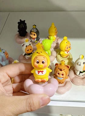 景德镇网红星星人转转车载摆件