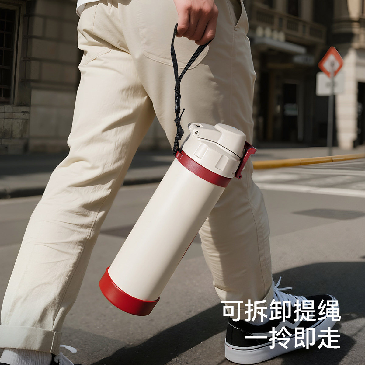 膳魔师儿童保温杯户外运动上学便携提手大容量水杯大童直饮杯复古,淘宝优惠券,粉丝福利购,淘宝优惠卷