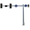 Beijing traffic monitoring pole hot-dip galvanized vertical pole supporting embedded parts electronic police surveillance octagonal pole factory direct sales