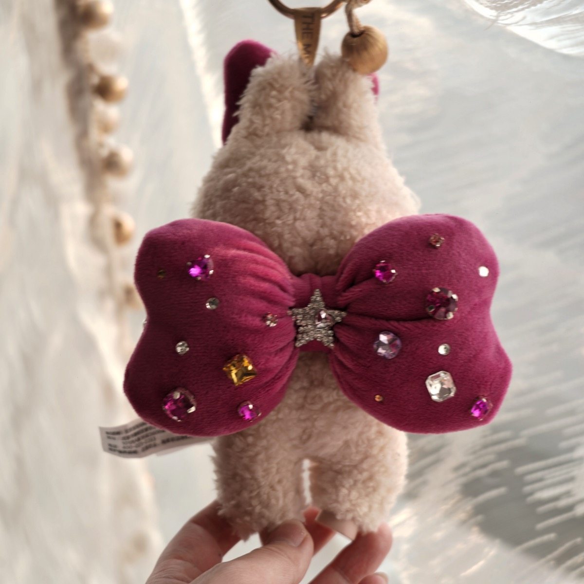 适用于拉布布labubu娃衣服蝴蝶结水钻可爱一代二代三代搪胶套装,淘宝优惠券,粉丝福利购,淘宝优惠卷