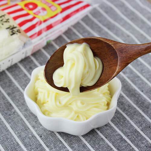 丘比沙拉酱蛋黄口味1kg/袋 烧烤寿司手抓饼店炙烤面包酱 - 图2