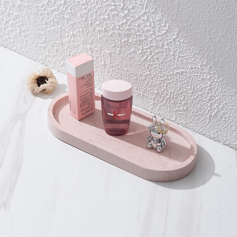 ins北欧简约天然大理石盘子个性创意粉色收纳家居卫浴托盘装饰盘,淘宝优惠券,粉丝福利购,淘宝优惠卷