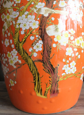 景德镇美式风花鸟家居客厅大摆件